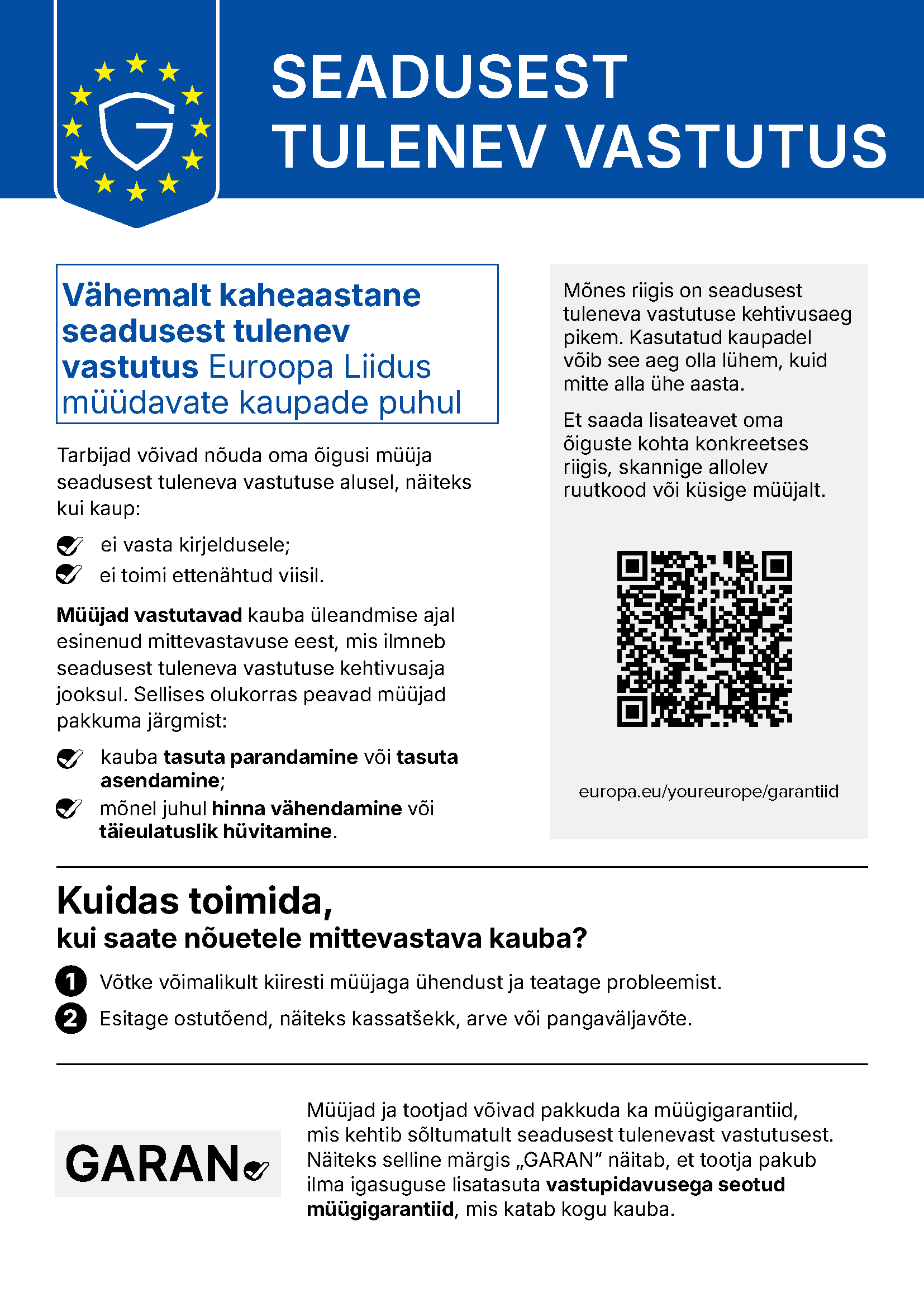 Euroopa Liidu õiguslikud tagatised